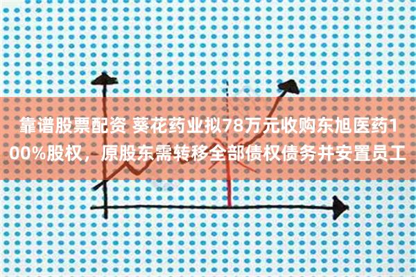 靠谱股票配资 葵花药业拟78万元收购东旭医药100%股权，原股东需转移全部债权债务并安置员工